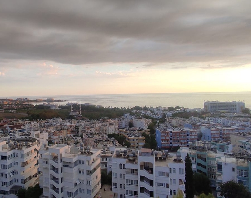 Luxuriöses 4+1 Apartment mit Meerblick und Bergblick, Alanya Avsallar