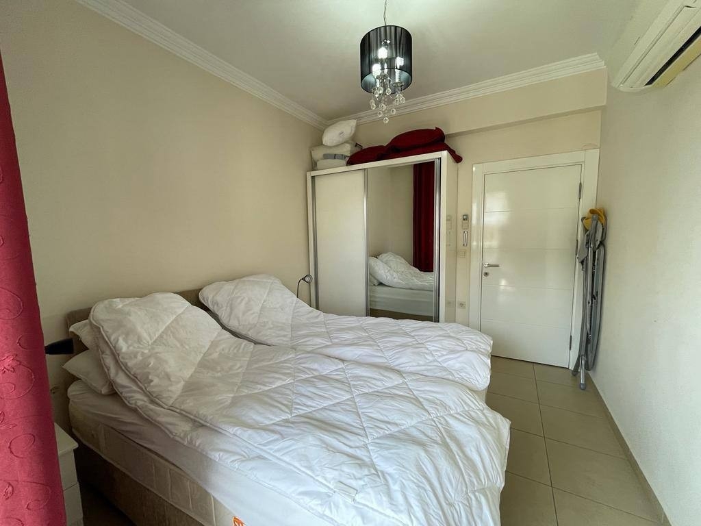 Luxuriöses 1+1 Apartment mit Bergblick im Zentrum von Alanya