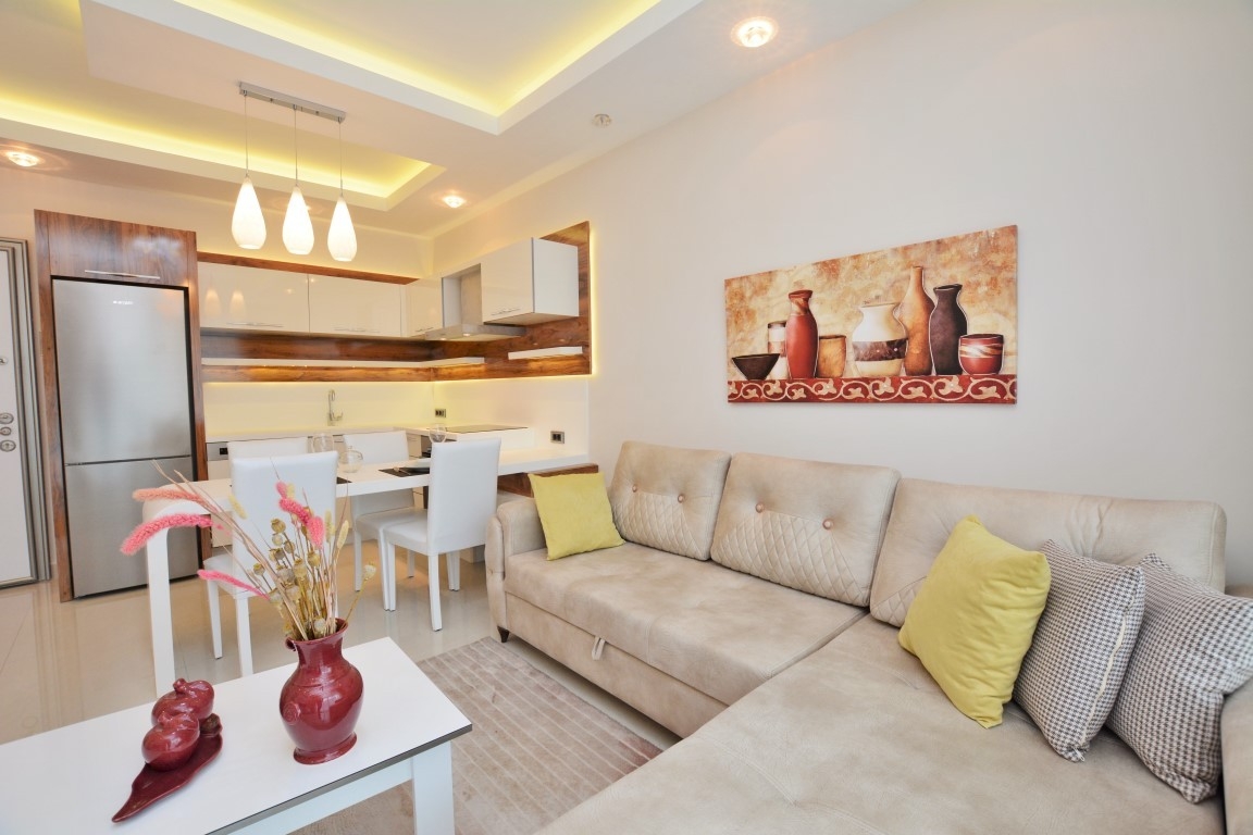 Luxury 1+1 Apartment with Sea and Mountain Views, Alanya Mahmutlar