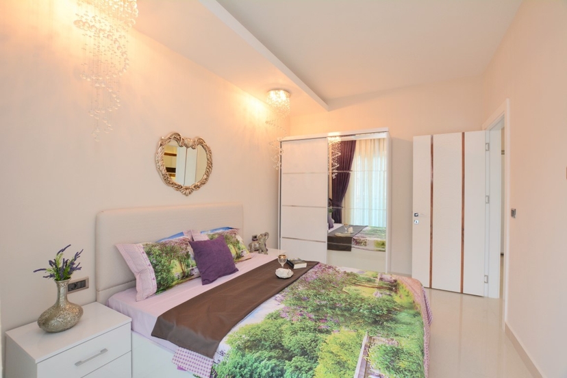 Luxury 1+1 Apartment with Sea and Mountain Views, Alanya Mahmutlar