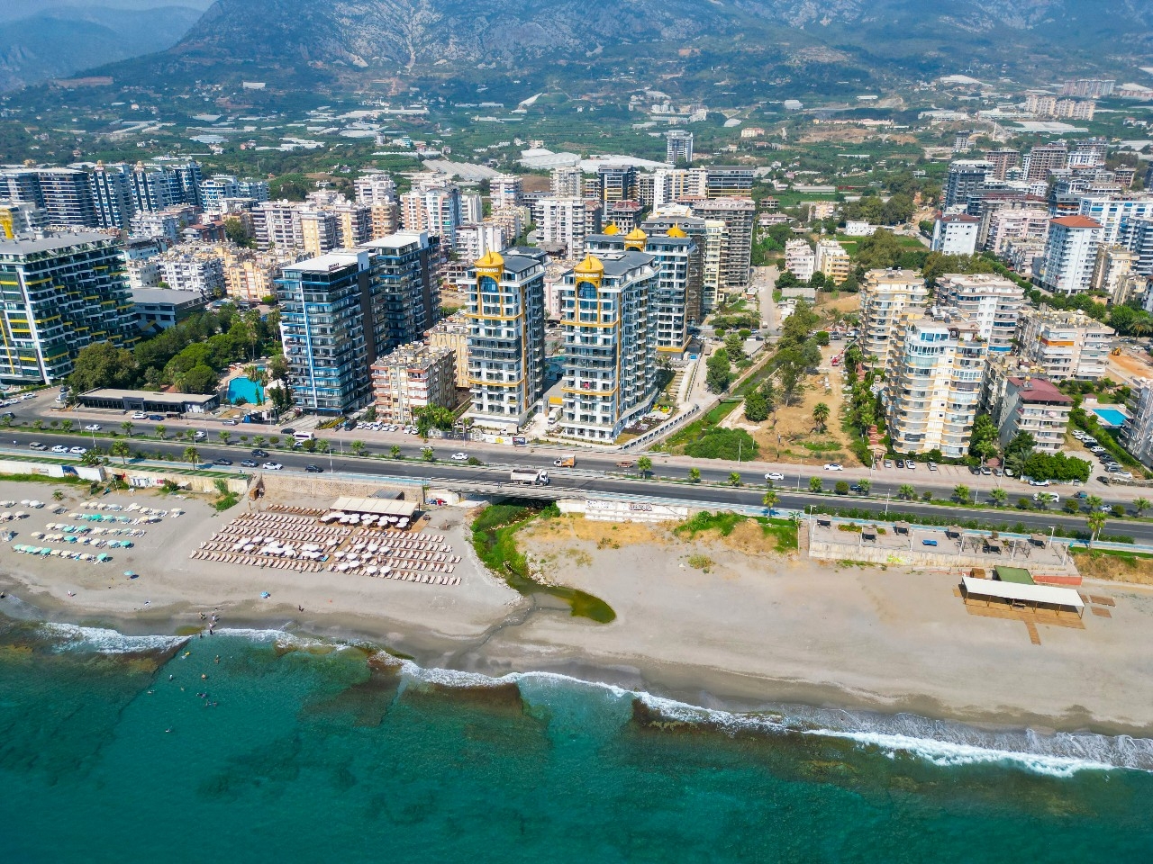 Lyxig 1+1 lägenhet med havsutsikt, Alanya - Mahmutlar