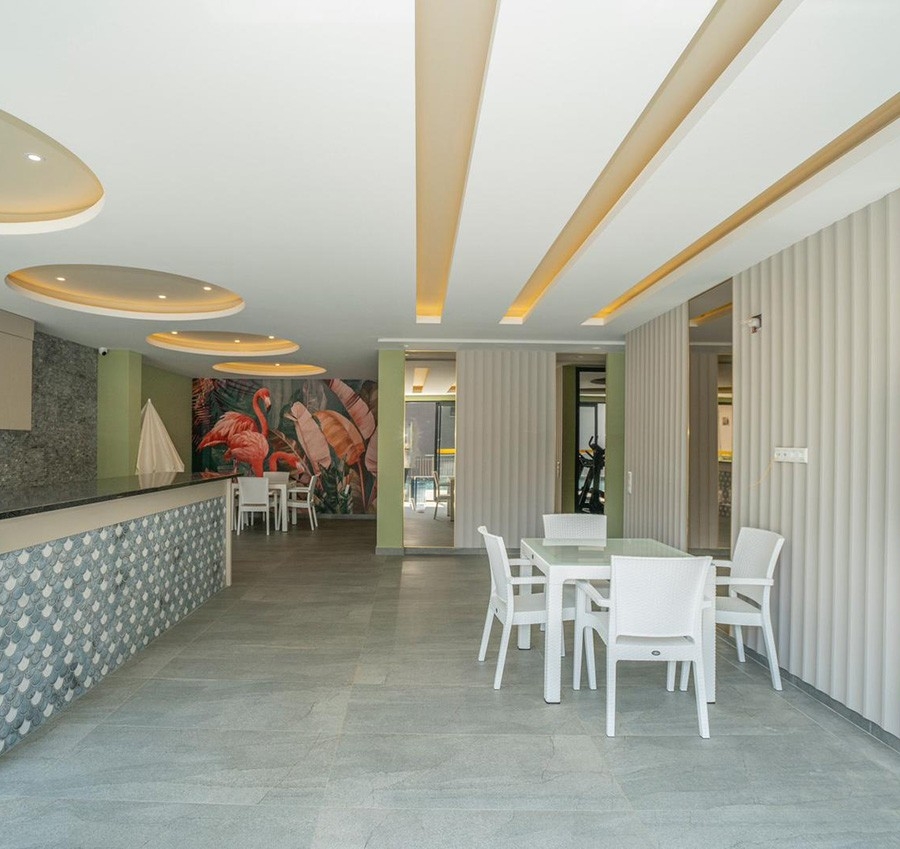 Luxuriöse 1+1 Wohnung mit Bergblick in Kestel, Alanya