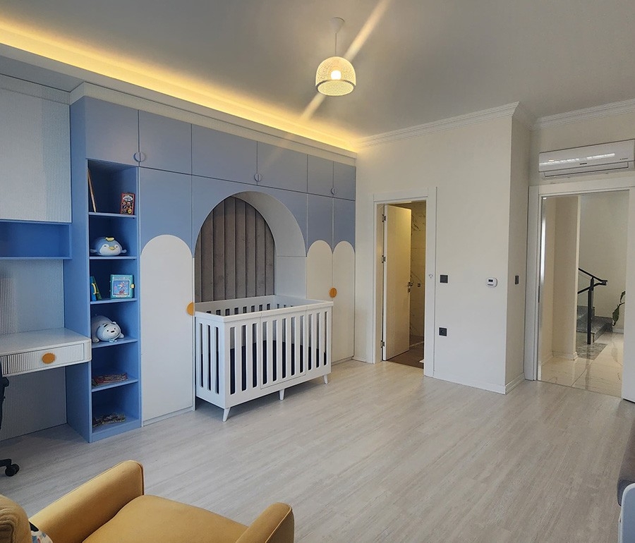 Luxury 4+1 Mountain View Villa in Kargicak, Alanya