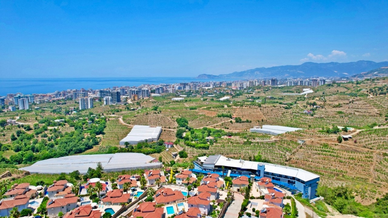 Luksuriøs 3+1 Villa med Sjø- og Fjellutsikt i Kargicak, Alanya