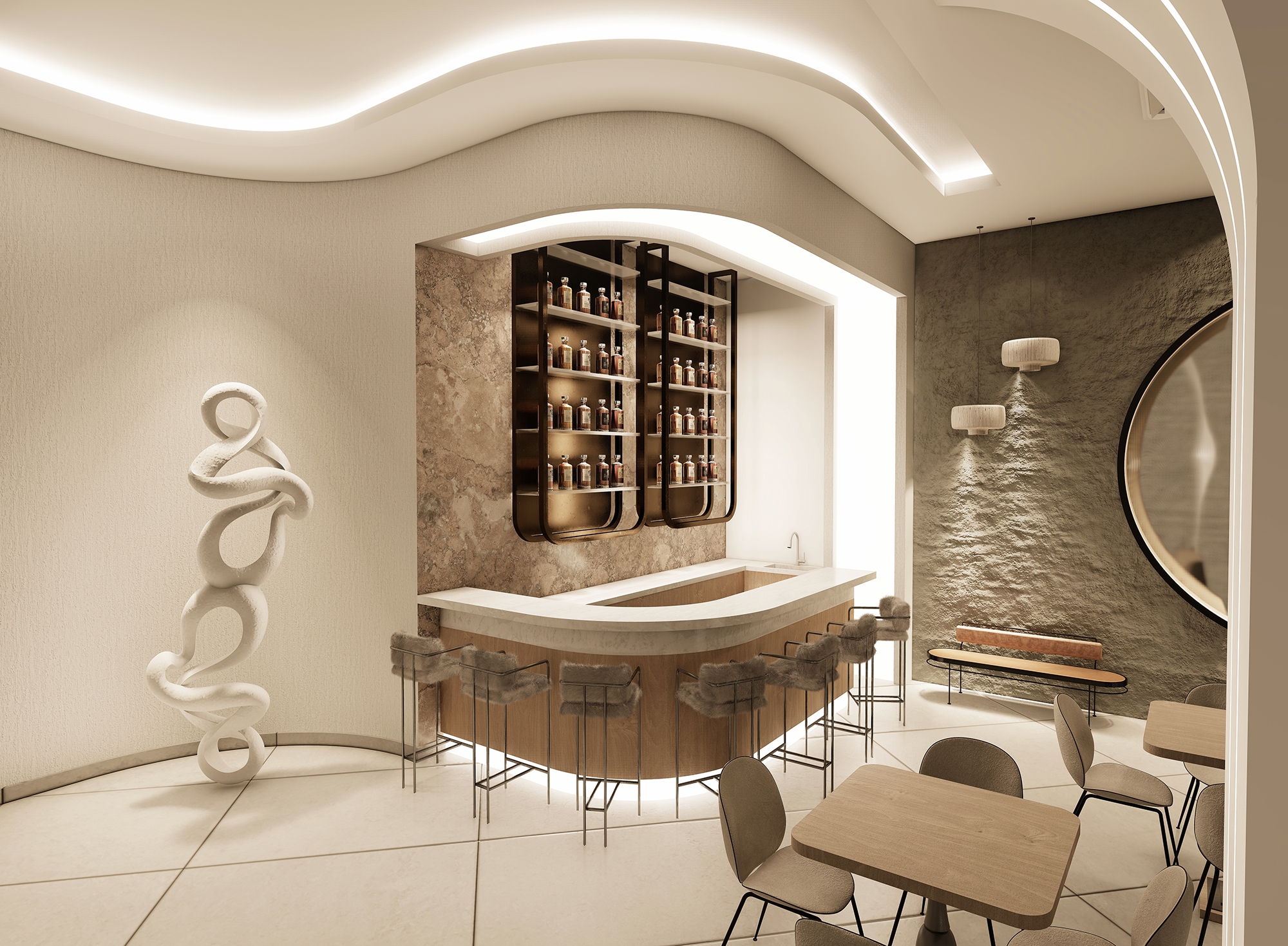 Luxuriöse 1+1 Wohnung mit Meerblick und Bergblick in Payallar, Alanya