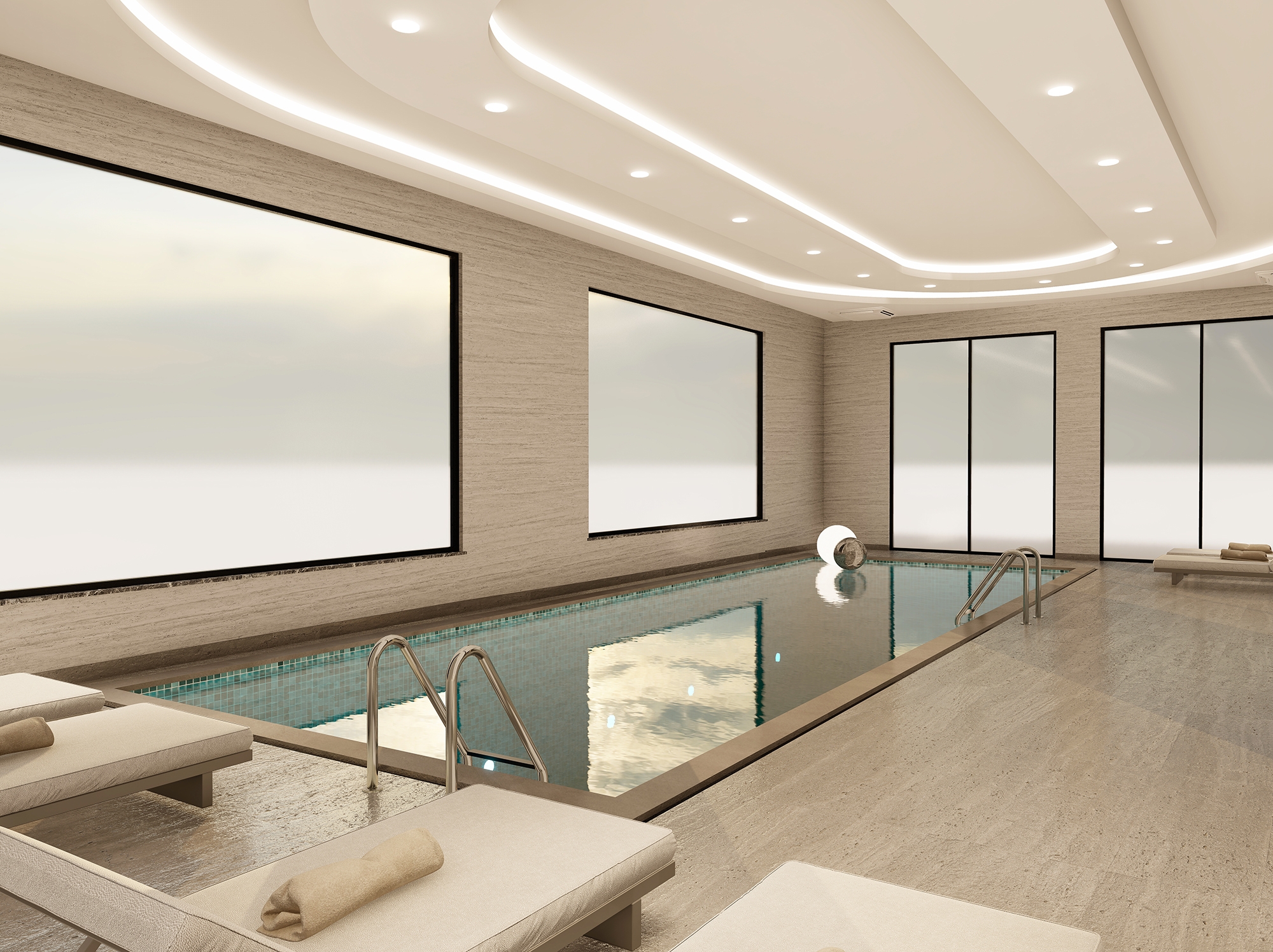 Luxuriöse 1+1 Wohnung mit Meerblick und Bergblick in Payallar, Alanya