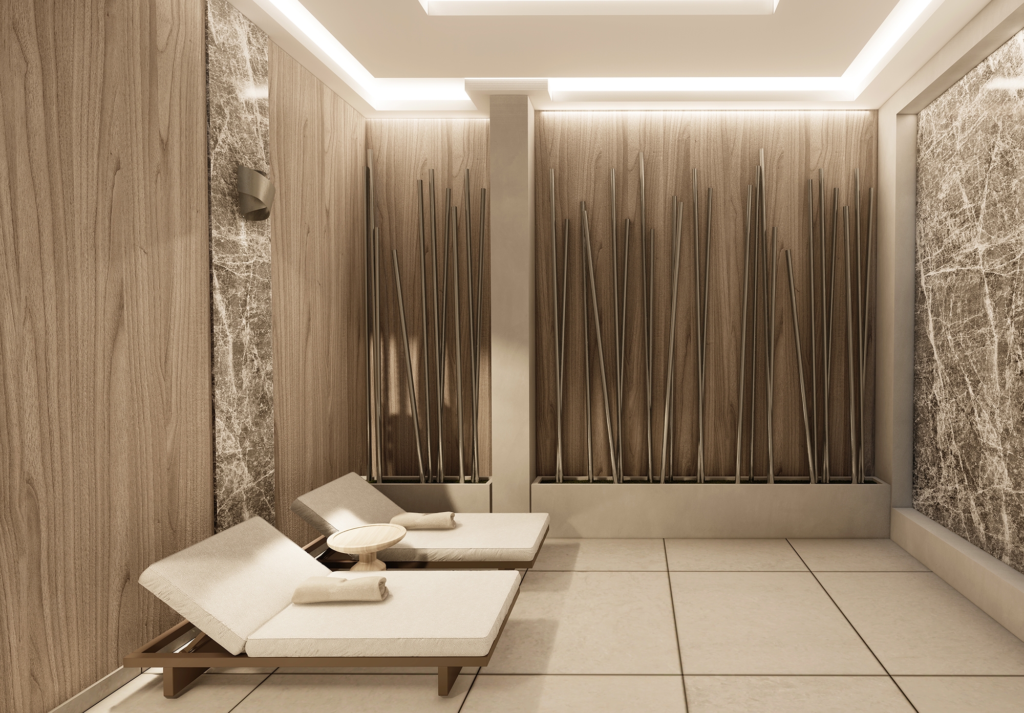 Luxuriöse 1+1 Wohnung mit Meerblick und Bergblick in Payallar, Alanya