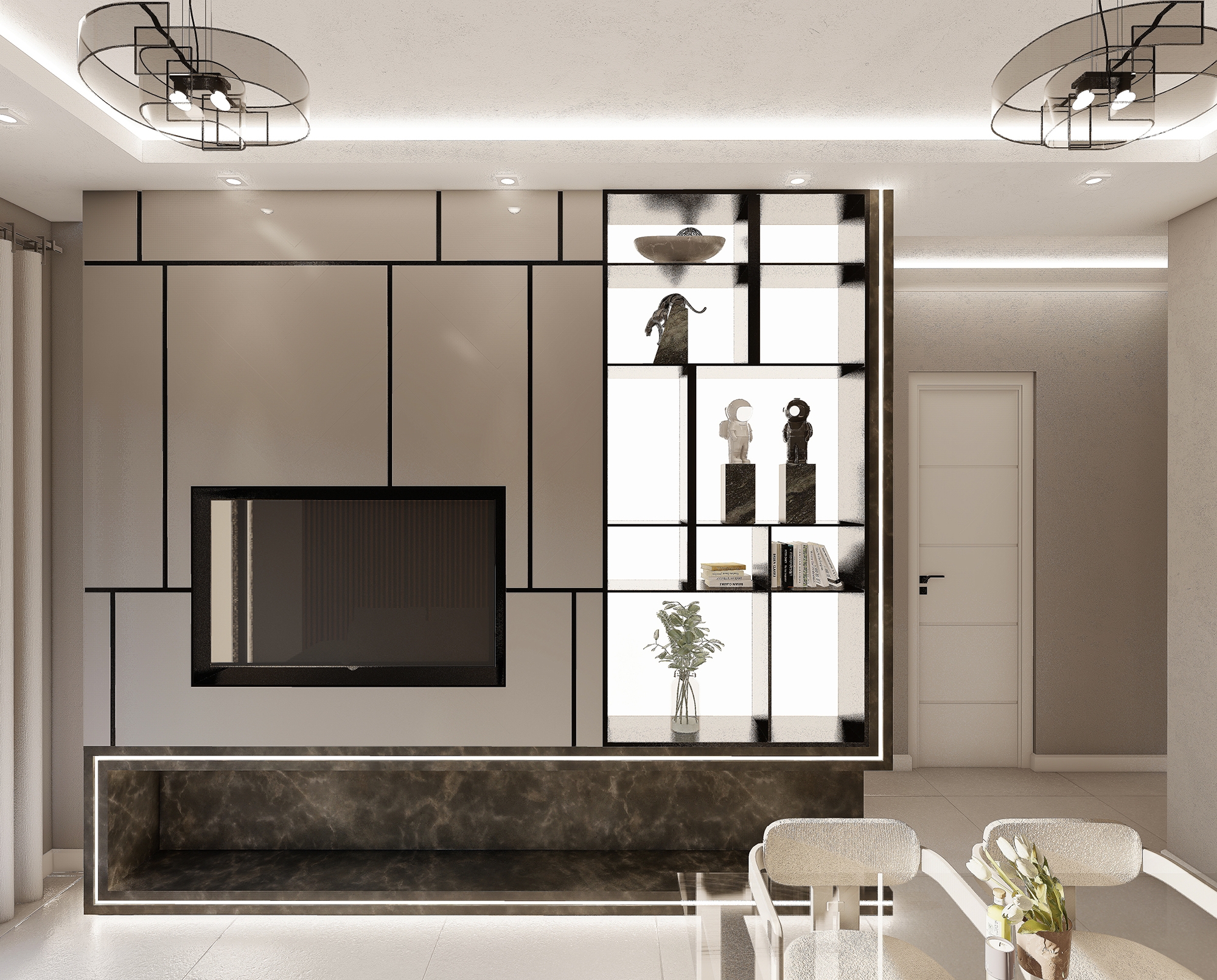 Luxuriöse 1+1 Wohnung mit Meerblick und Bergblick in Payallar, Alanya