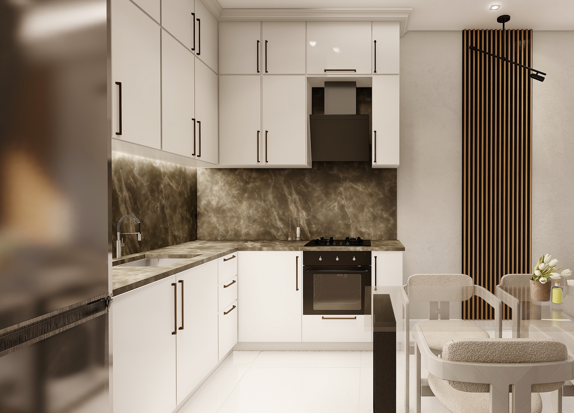 Luxuriöse 1+1 Wohnung mit Meerblick und Bergblick in Payallar, Alanya