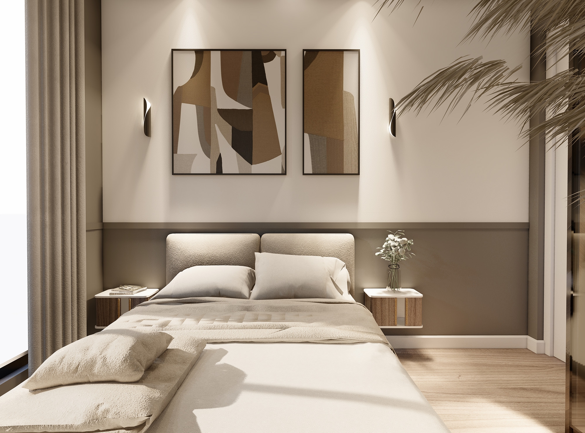Luxuriöse 1+1 Wohnung mit Meerblick und Bergblick in Payallar, Alanya