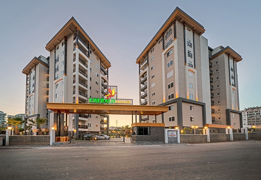 Luxuriöses 1+1 Apartment mit Bergblick in Avsallar, Alanya