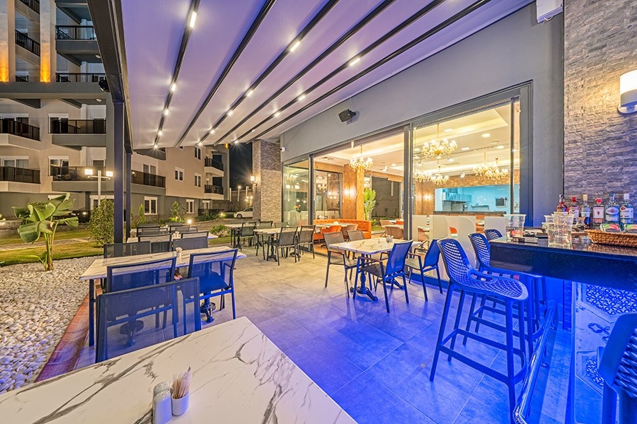 Luxuriöses 1+1 Apartment mit Bergblick in Avsallar, Alanya