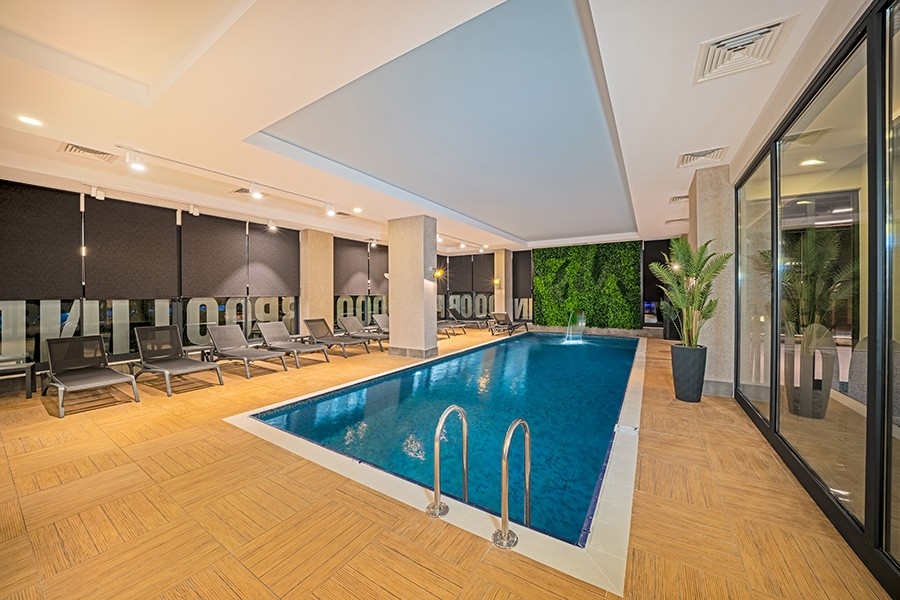 Luxuriöses 1+1 Apartment mit Bergblick in Avsallar, Alanya