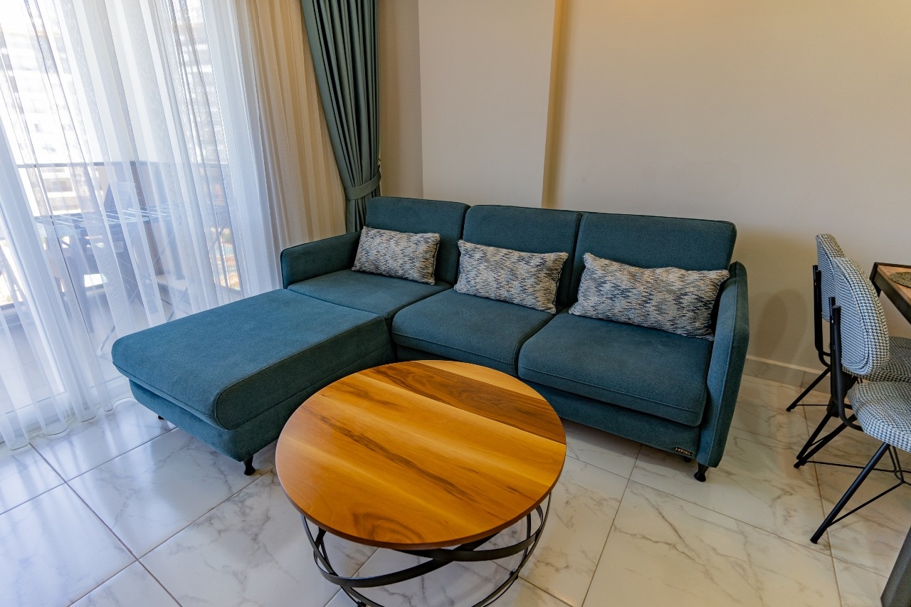 Luxuriöses 1+1 Apartment mit Bergblick in Avsallar, Alanya