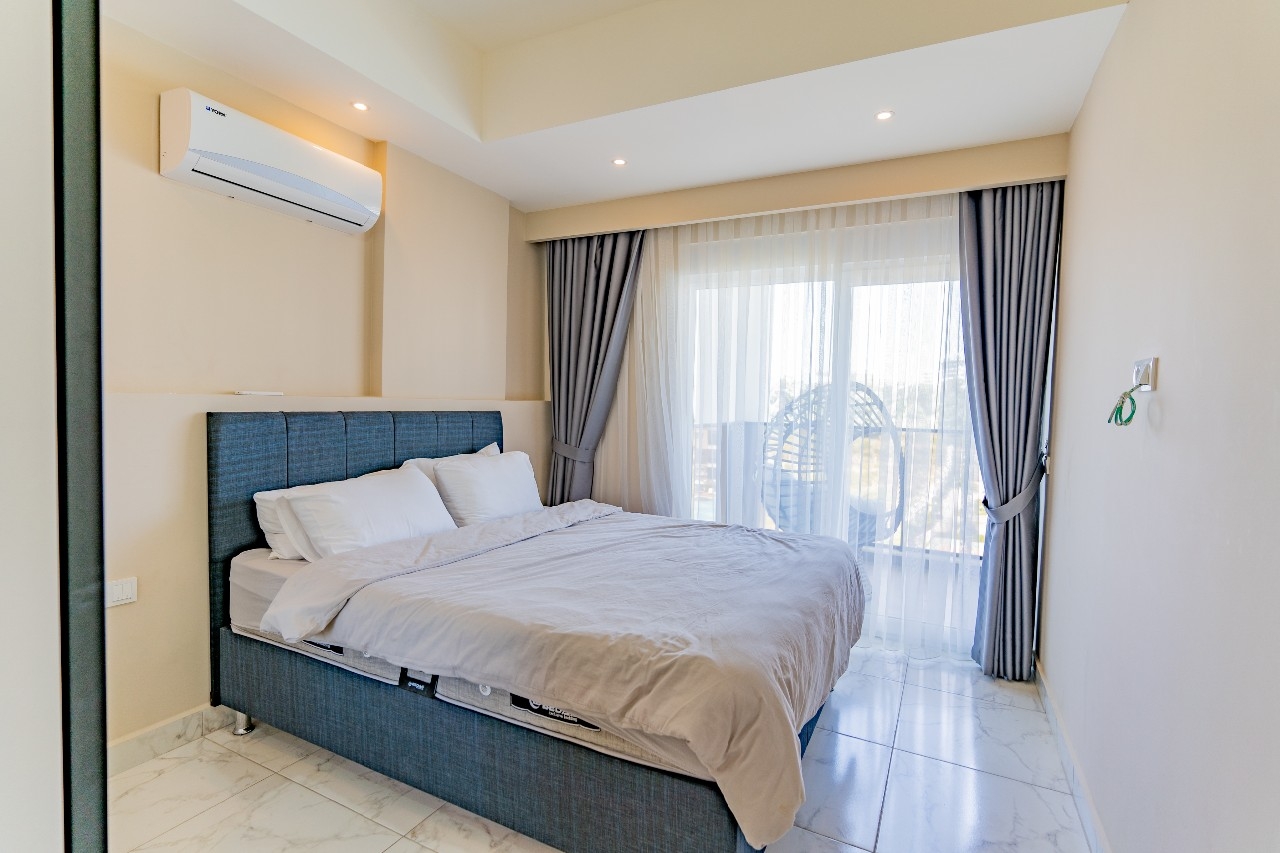 Luxuriöses 1+1 Apartment mit Bergblick in Avsallar, Alanya
