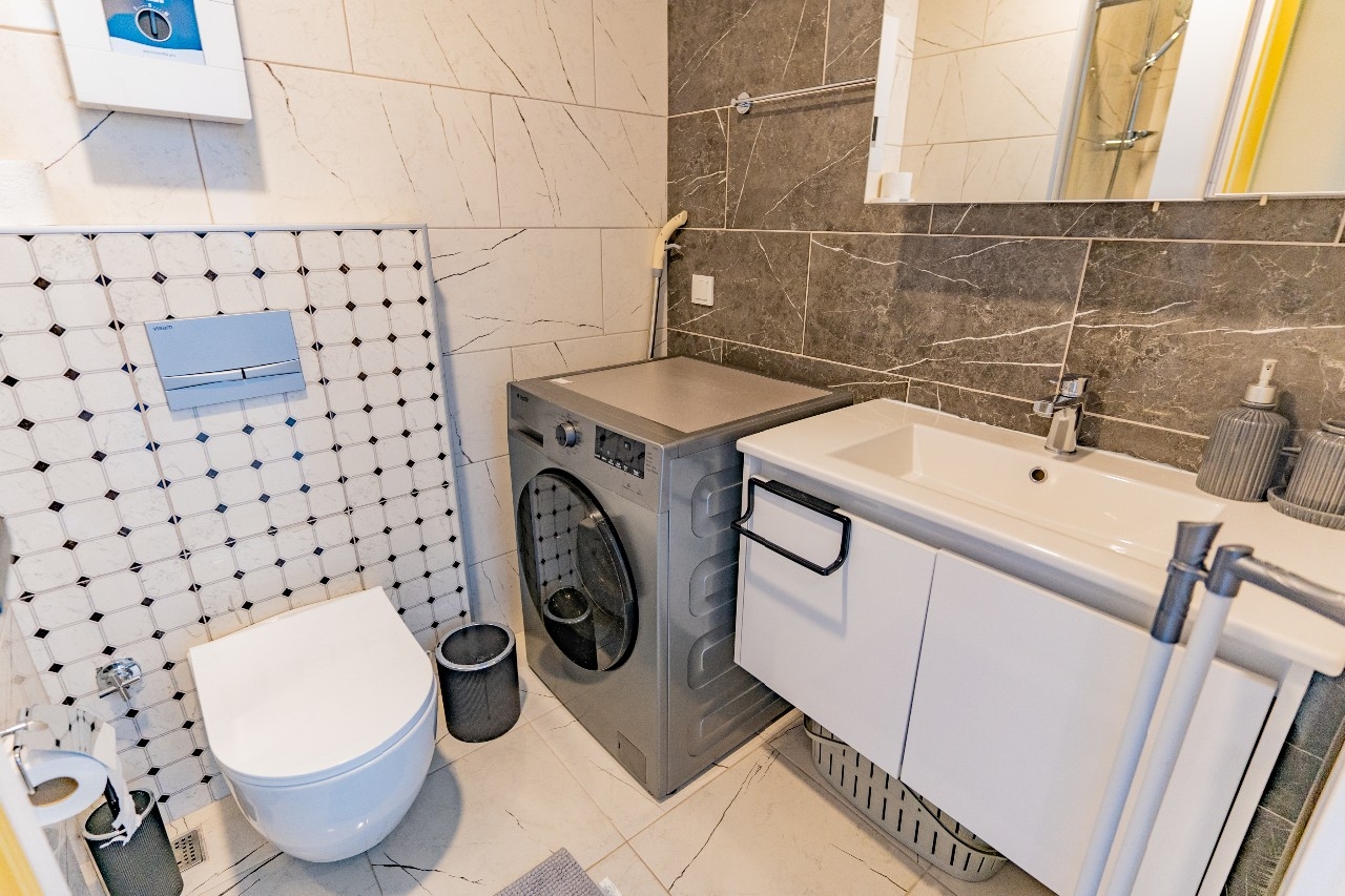 Luxuriöses 1+1 Apartment mit Bergblick in Avsallar, Alanya