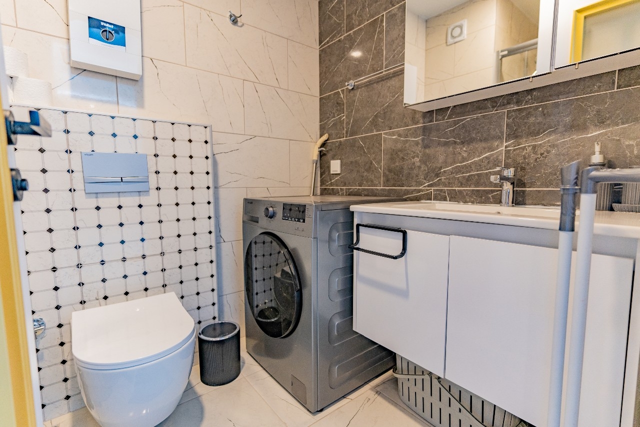 Luxuriöses 1+1 Apartment mit Bergblick in Avsallar, Alanya