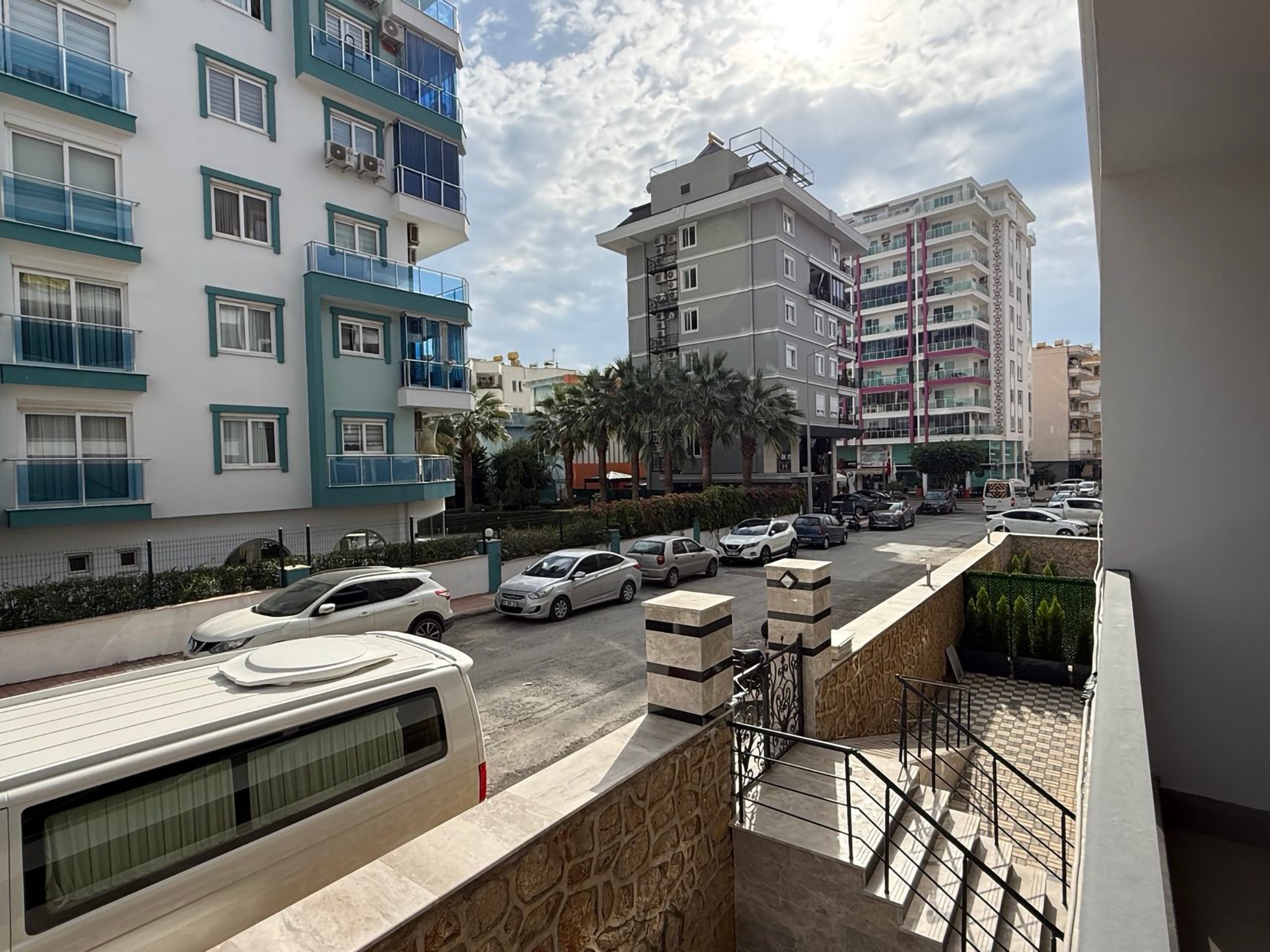 Luxuriöses 1+1 Apartment mit Bergblick in Alanya