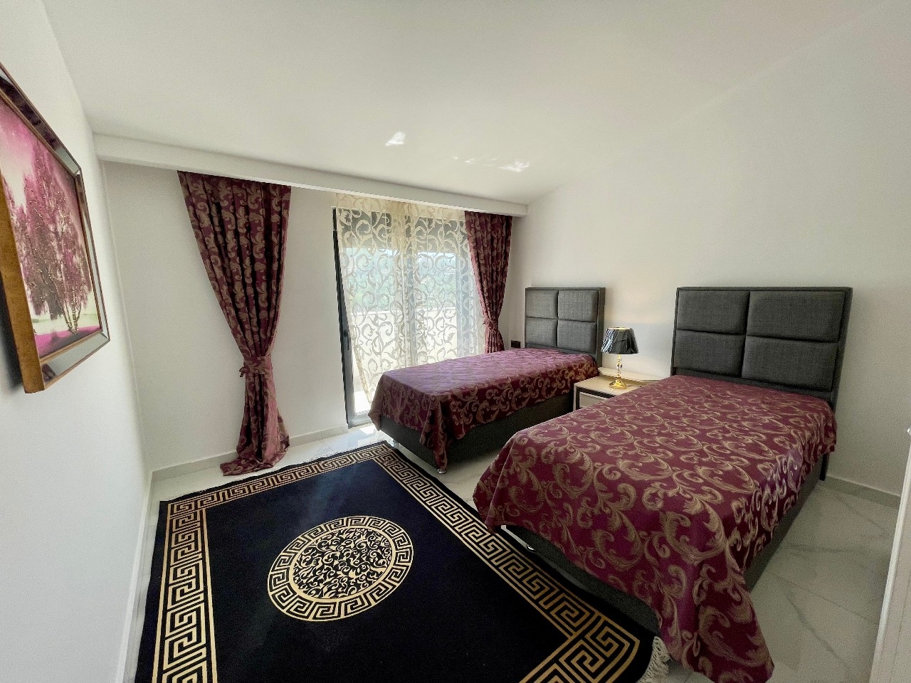 Luxurious 2+1 Apartment with Mountain View in Kargicak