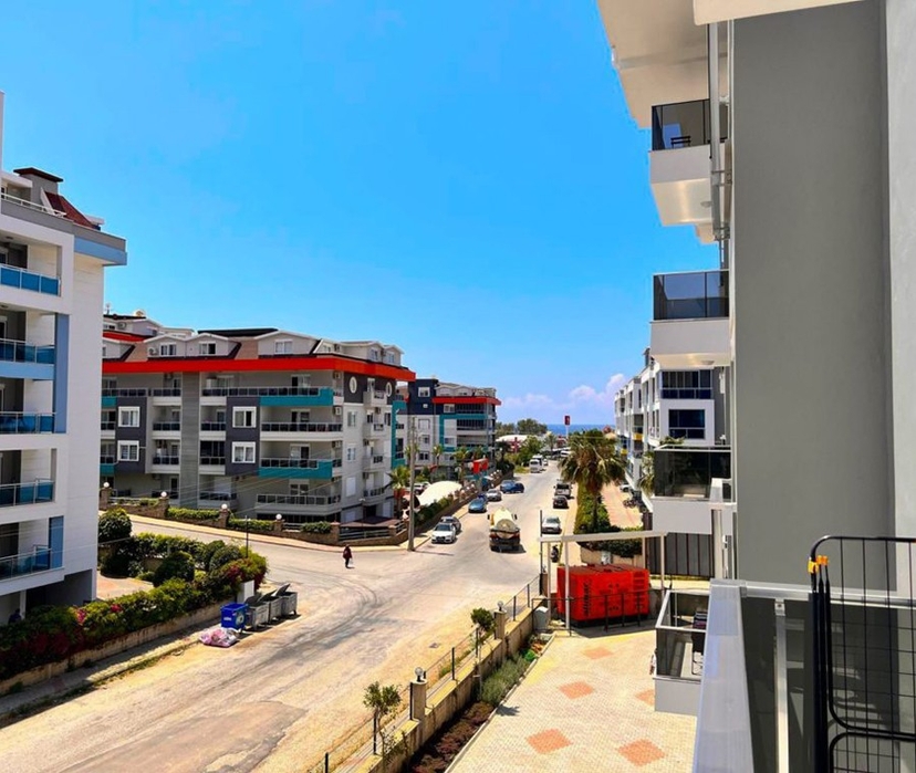 Luksuriøs 1+1 leilighet med fjellutsikt i Kestel, Alanya
