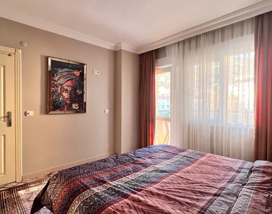 Modern 2+1 Apartment with Mountain View in Alanya Center