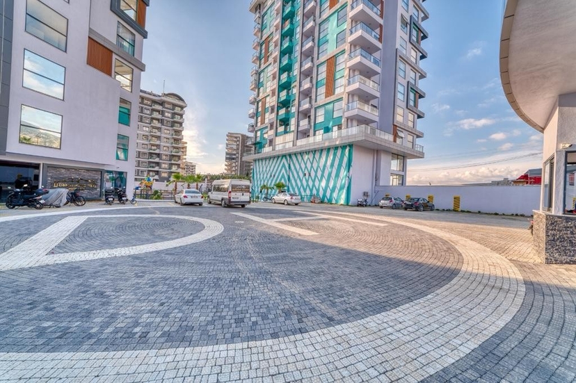 Luxuriöses 2+1 Apartment mit Meerblick und Bergblick, Alanya - Mahmutlar