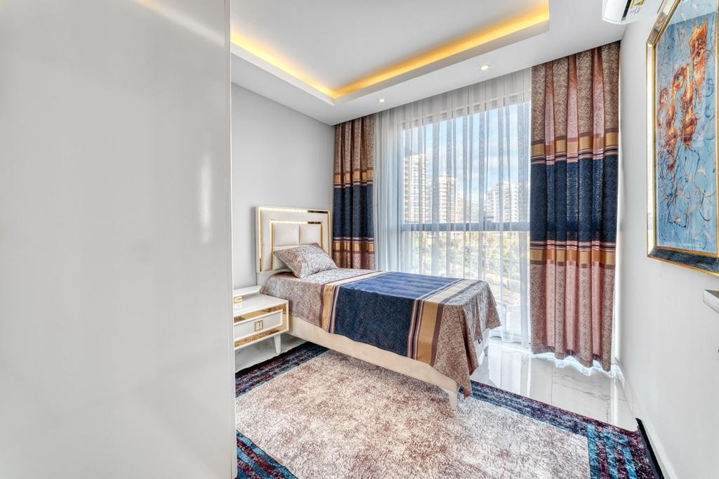 Luxuriöses 2+1 Apartment mit Meerblick und Bergblick, Alanya - Mahmutlar