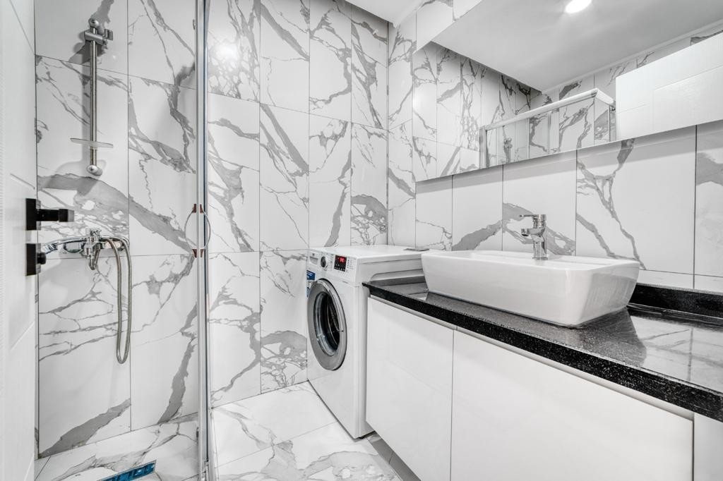 Luxuriöses 2+1 Apartment mit Meerblick und Bergblick, Alanya - Mahmutlar