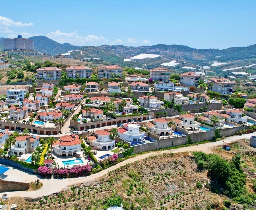 Ylellinen 3+1 Huvila upealla näköalalla, Alanya - Kargicak