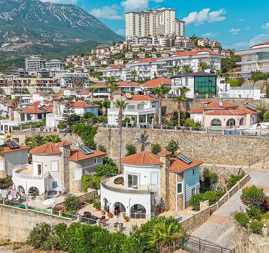 Ylellinen 3+1 Huvila upealla näköalalla, Alanya - Kargicak