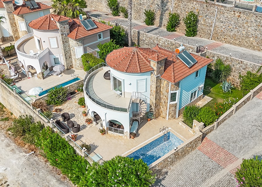 Ylellinen 3+1 Huvila upealla näköalalla, Alanya - Kargicak