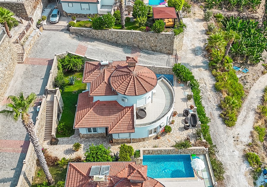 Ylellinen 3+1 Huvila upealla näköalalla, Alanya - Kargicak