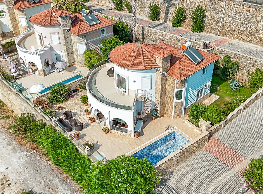 Ylellinen 3+1 Huvila upealla näköalalla, Alanya - Kargicak