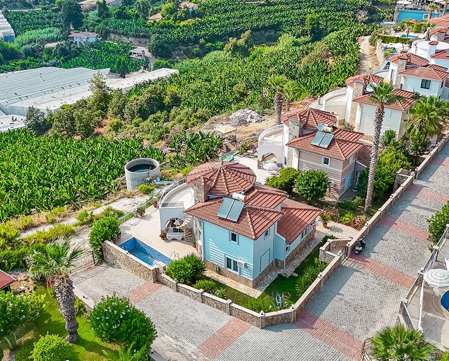Ylellinen 3+1 Huvila upealla näköalalla, Alanya - Kargicak