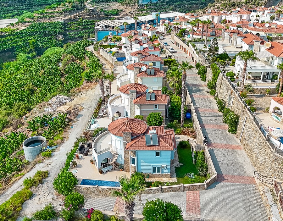 Ylellinen 3+1 Huvila upealla näköalalla, Alanya - Kargicak