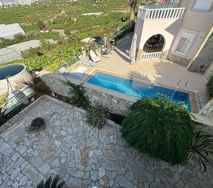 Ylellinen 3+1 Huvila upealla näköalalla, Alanya - Kargicak