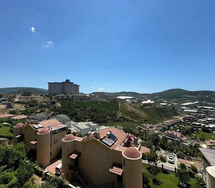 Lyxig 2+1 lägenhet med havs- och bergsutsikt, Alanya - Kargicak
