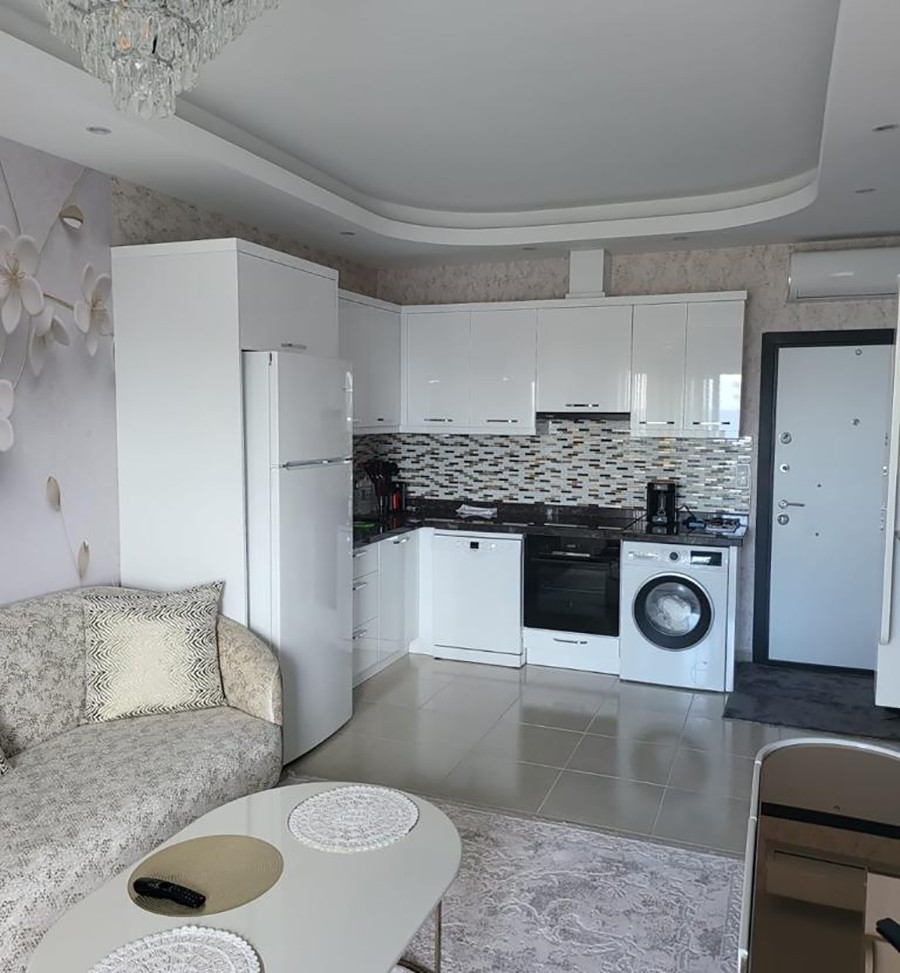 Luxuriöses 1+1 Apartment mit Meerblick und Bergblick