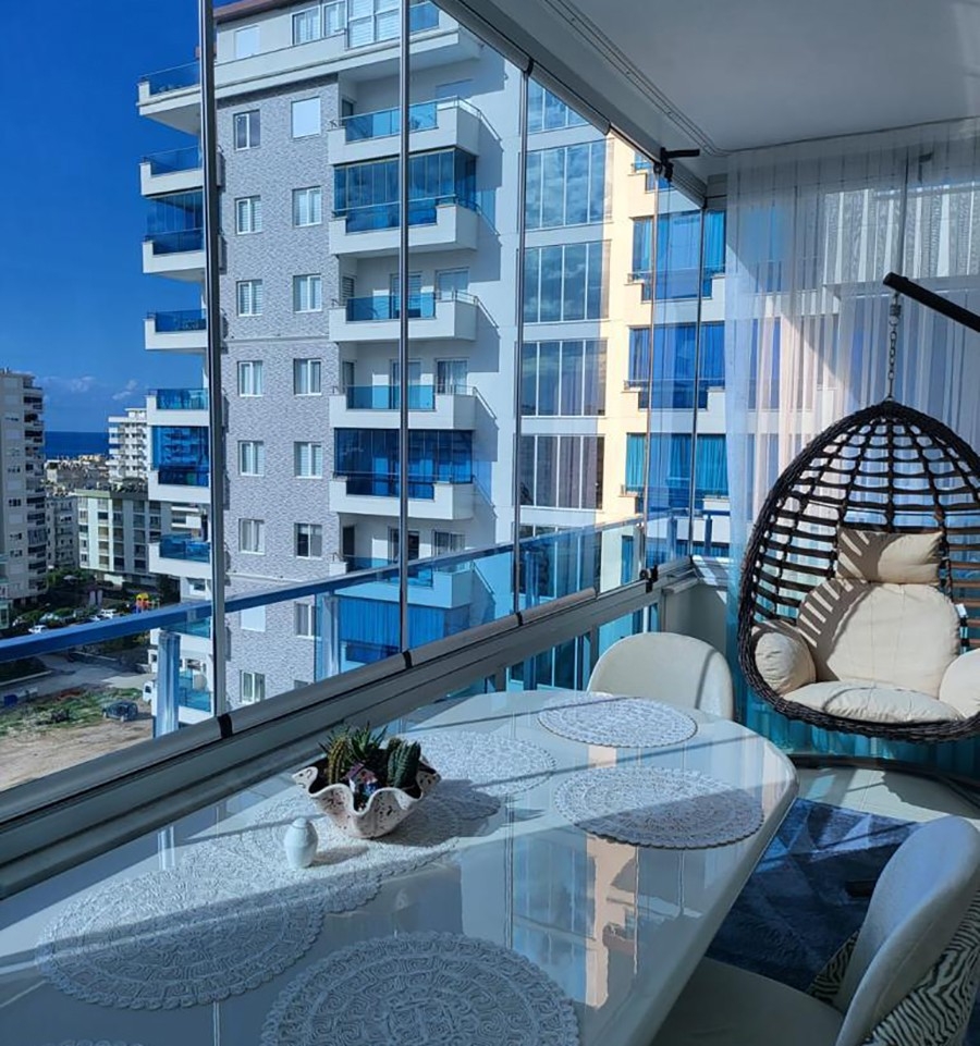 Luxuriöses 1+1 Apartment mit Meerblick und Bergblick