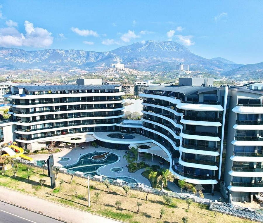 Luxury 1+1 Apartment with Sea and Mountain Views, Alanya - Kargicak