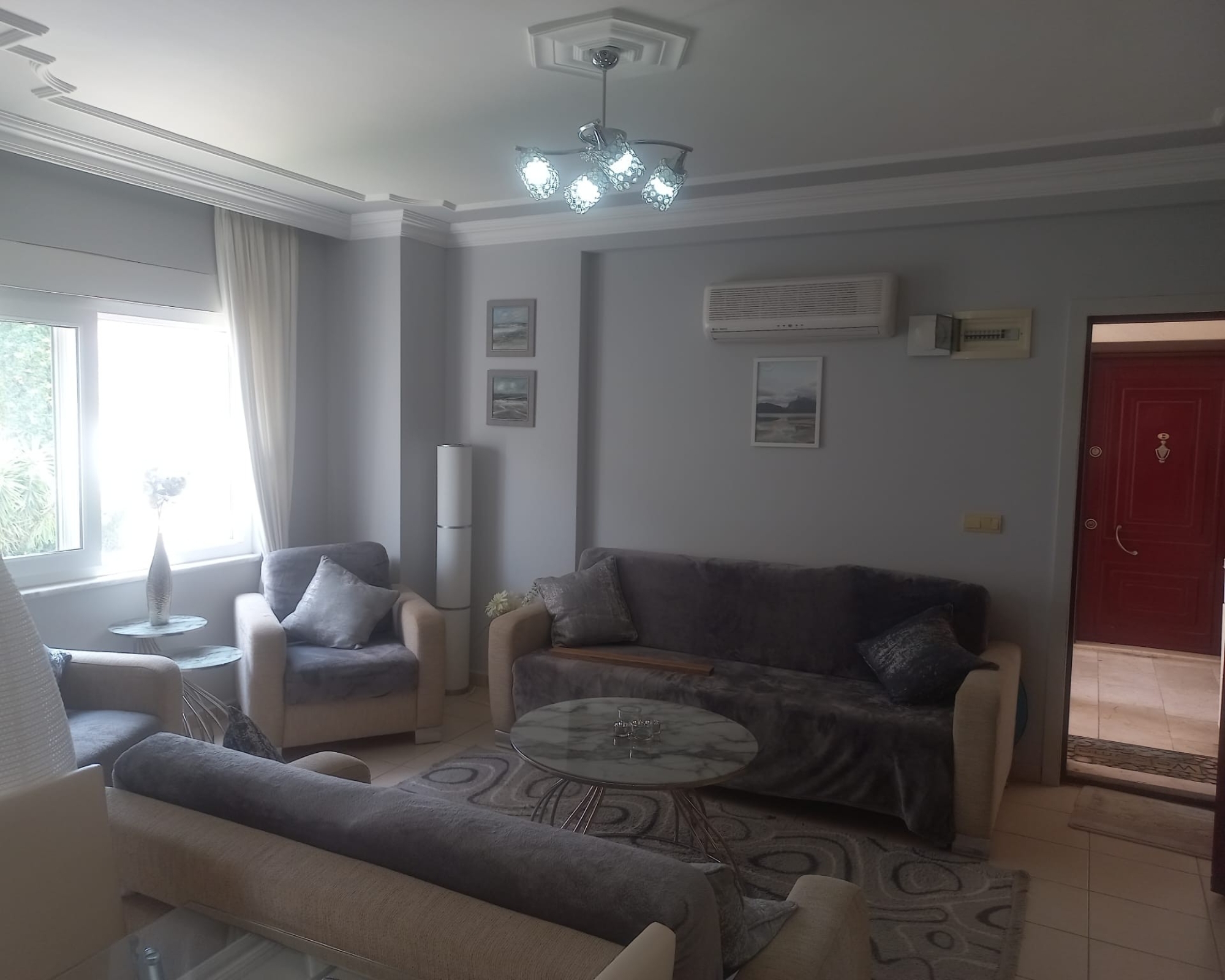 Luksus 2+1 Lejlighed i Side Centrum
