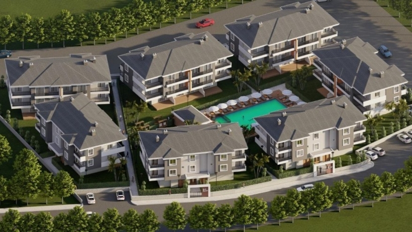 Luxurious 1+1 Apartment with Pool in Evrenseki