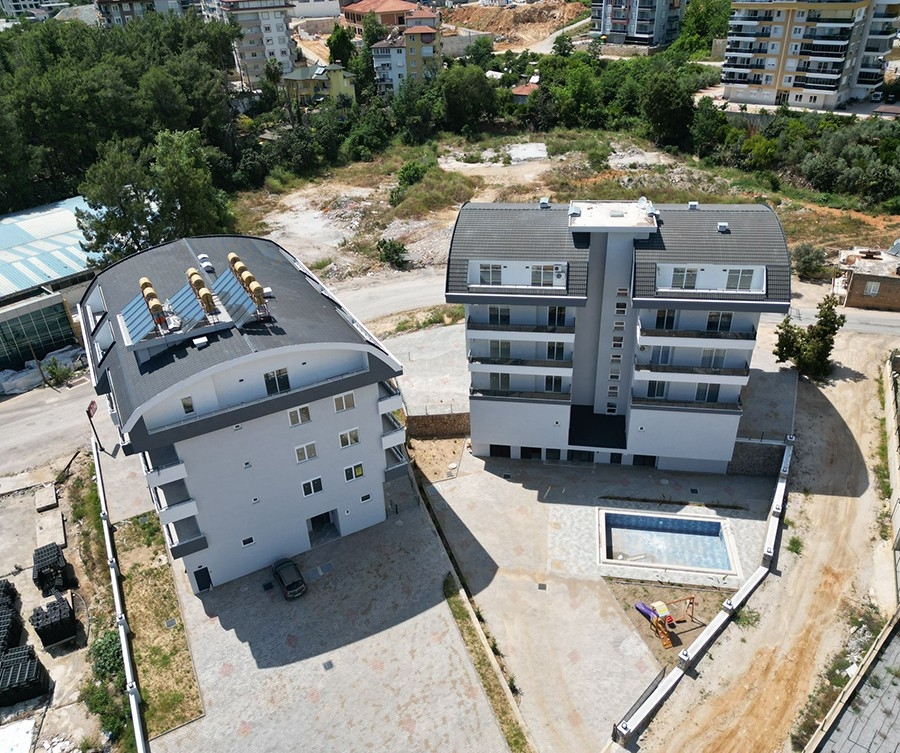 Modernes 2+1 Apartment mit Bergblick in Alanya - Oba