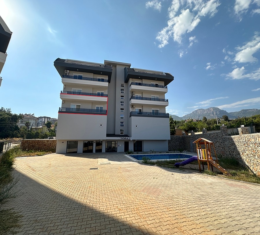 Modernes 2+1 Apartment mit Bergblick in Alanya - Oba