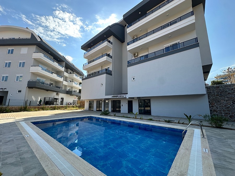 Modernes 2+1 Apartment mit Bergblick in Alanya - Oba