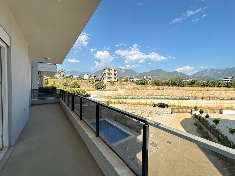 Modernes 2+1 Apartment mit Bergblick in Alanya - Oba