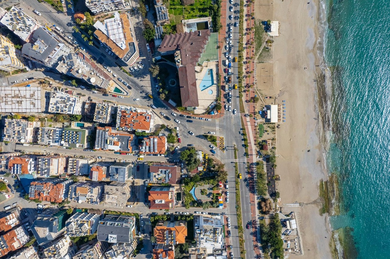 Bjergudsigt 1+1 Lejlighed i Alanya Bycenter