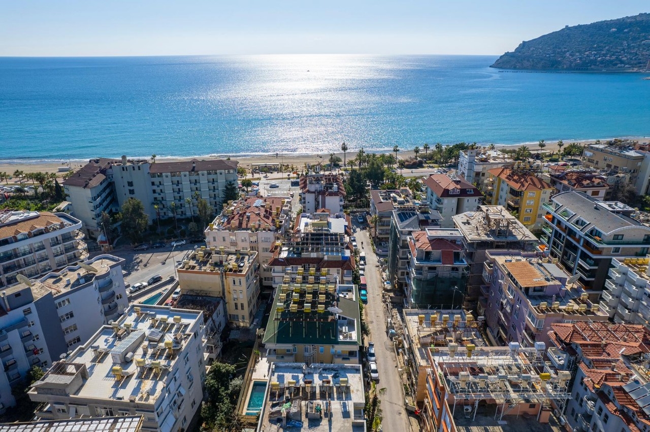 Bjergudsigt 1+1 Lejlighed i Alanya Bycenter