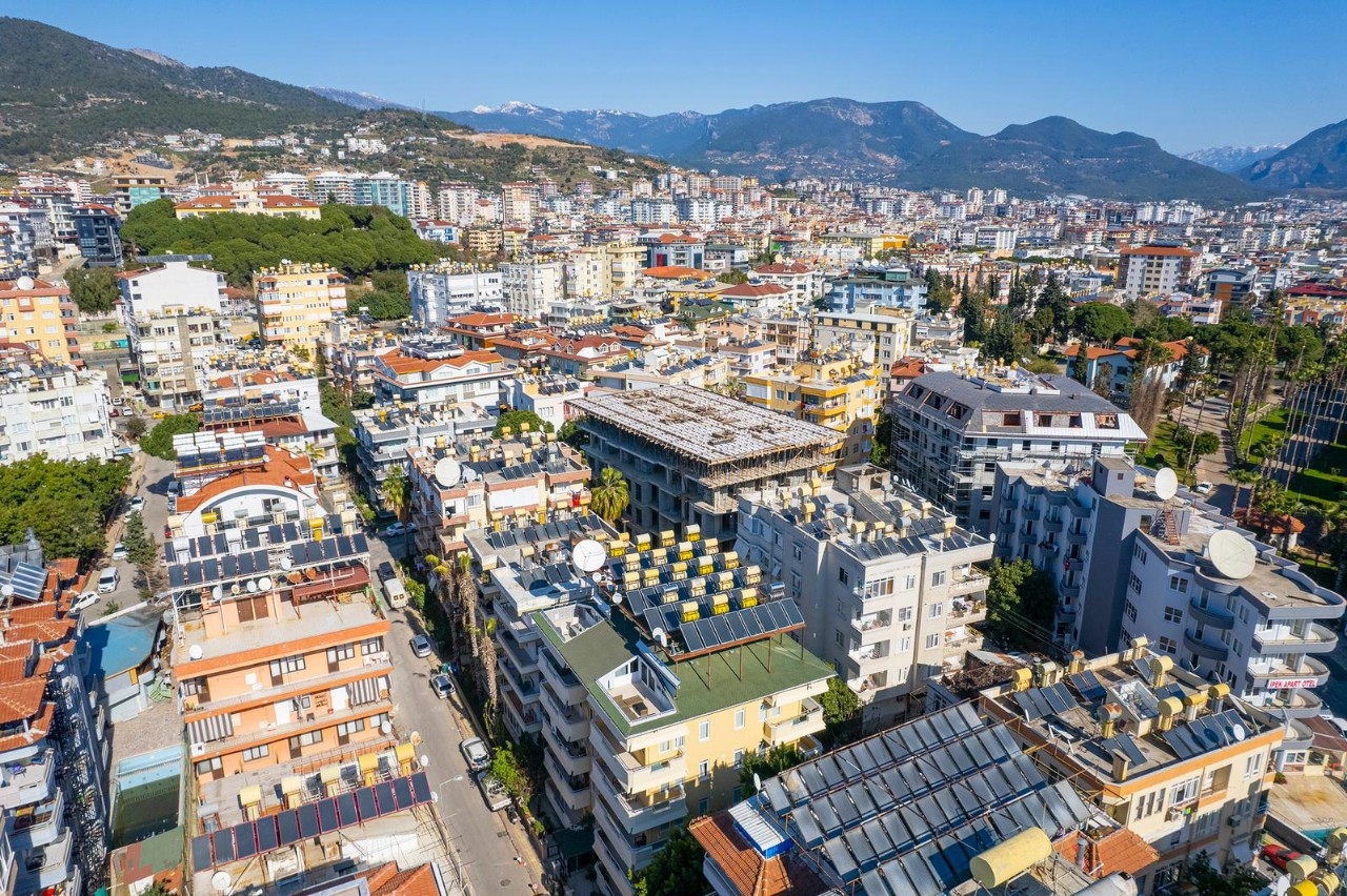 Bjergudsigt 1+1 Lejlighed i Alanya Bycenter