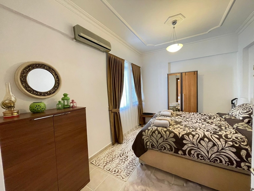 Bjergudsigt 1+1 Lejlighed i Alanya Bycenter